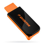 USB - - Digma Hide Black&Orange - 4Gb