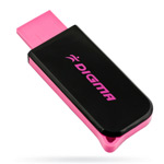 USB - - Digma Hide Black&Pink - 4Gb